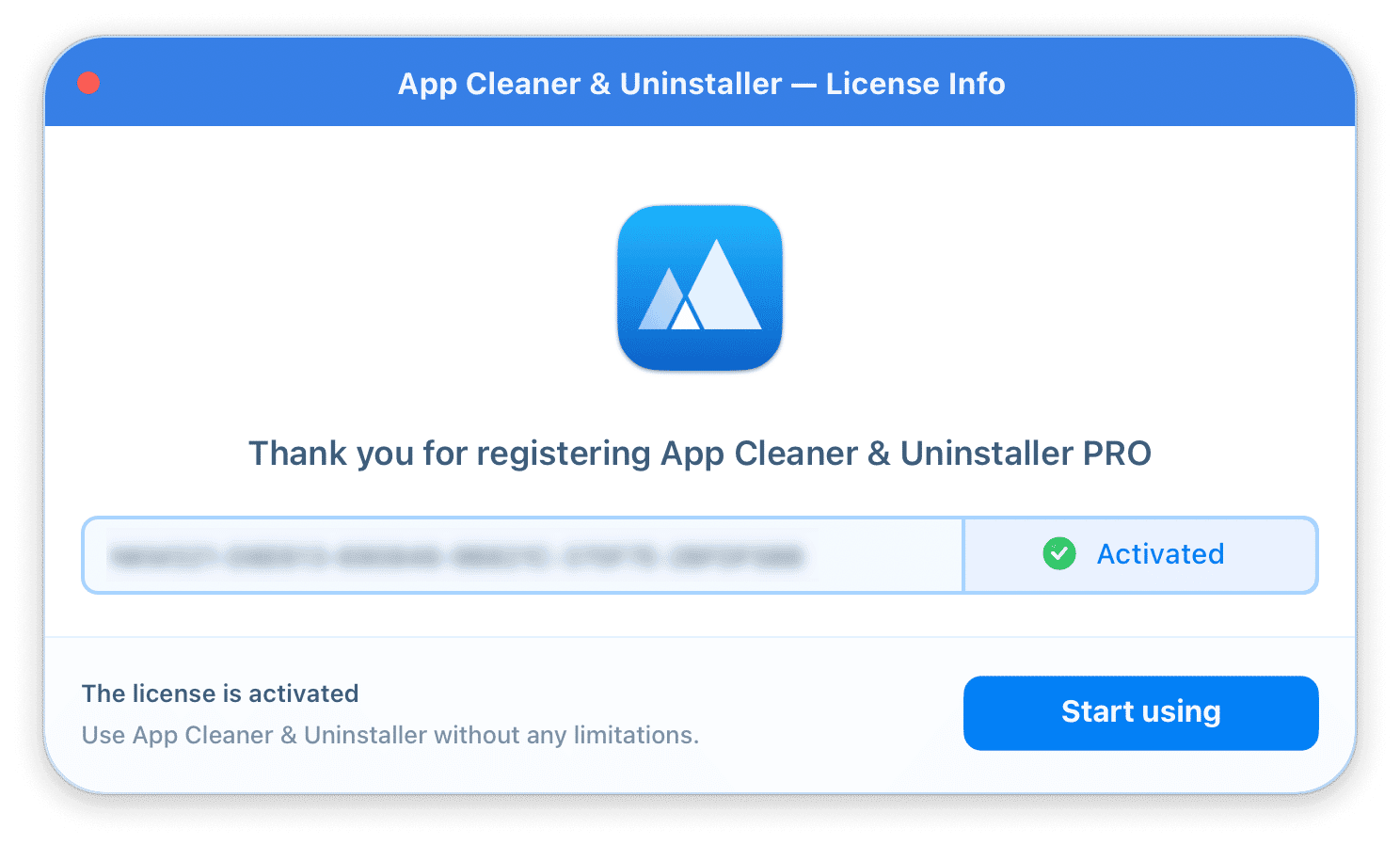 app cleaner uninstaller license