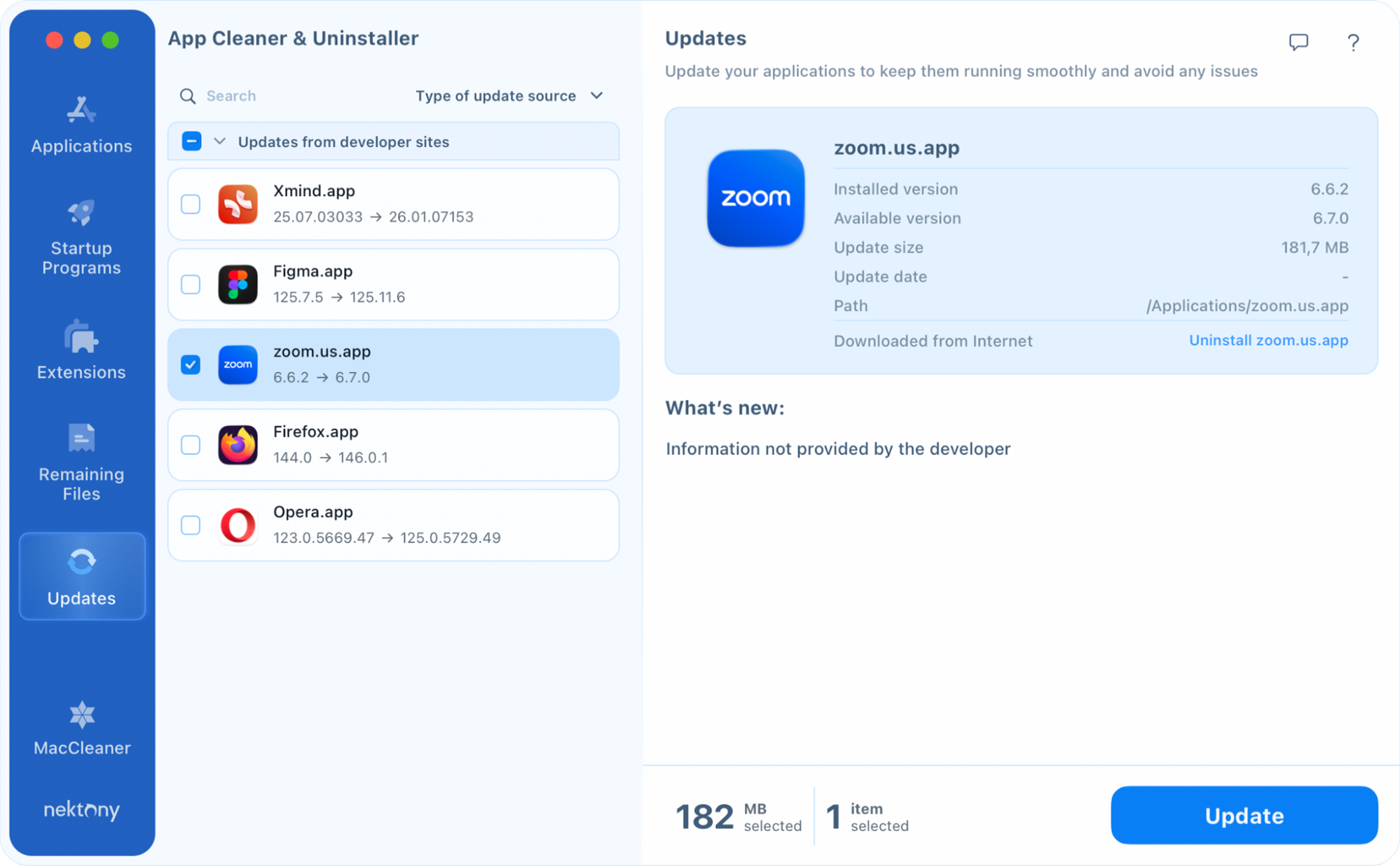 app cleaner uninstaller updates